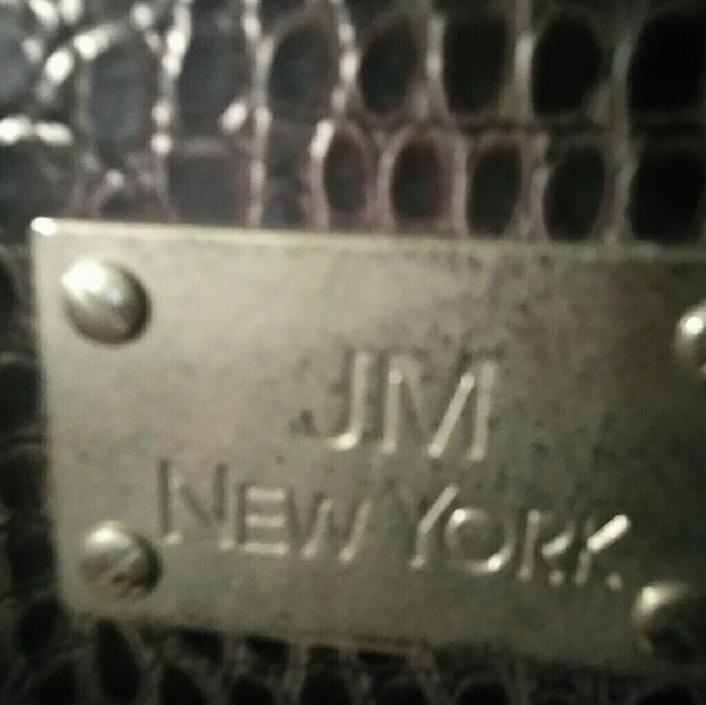 JM purse Alligator Pattern Leather  like